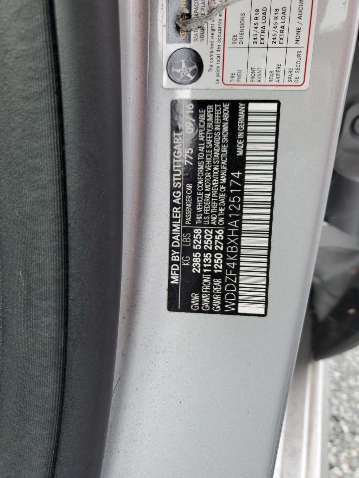 MERCEDES-BENZ E 2017 — 13