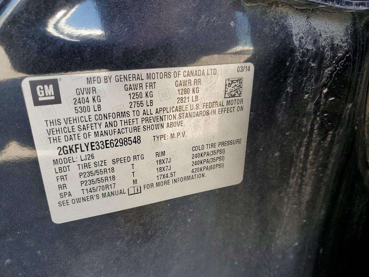 GMC TERRAIN 2014 — 13
