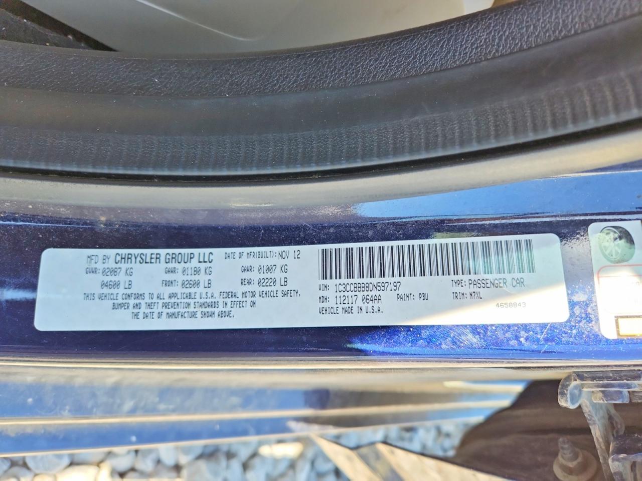 CHRYSLER 200 2013 — 13