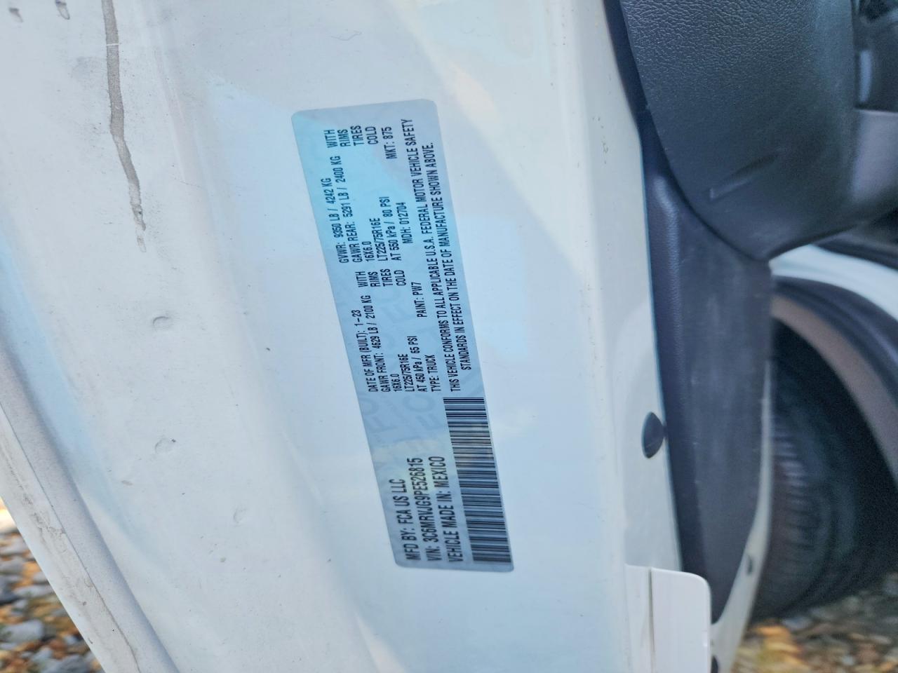 RAM PROMASTER 3500 2023 — 14