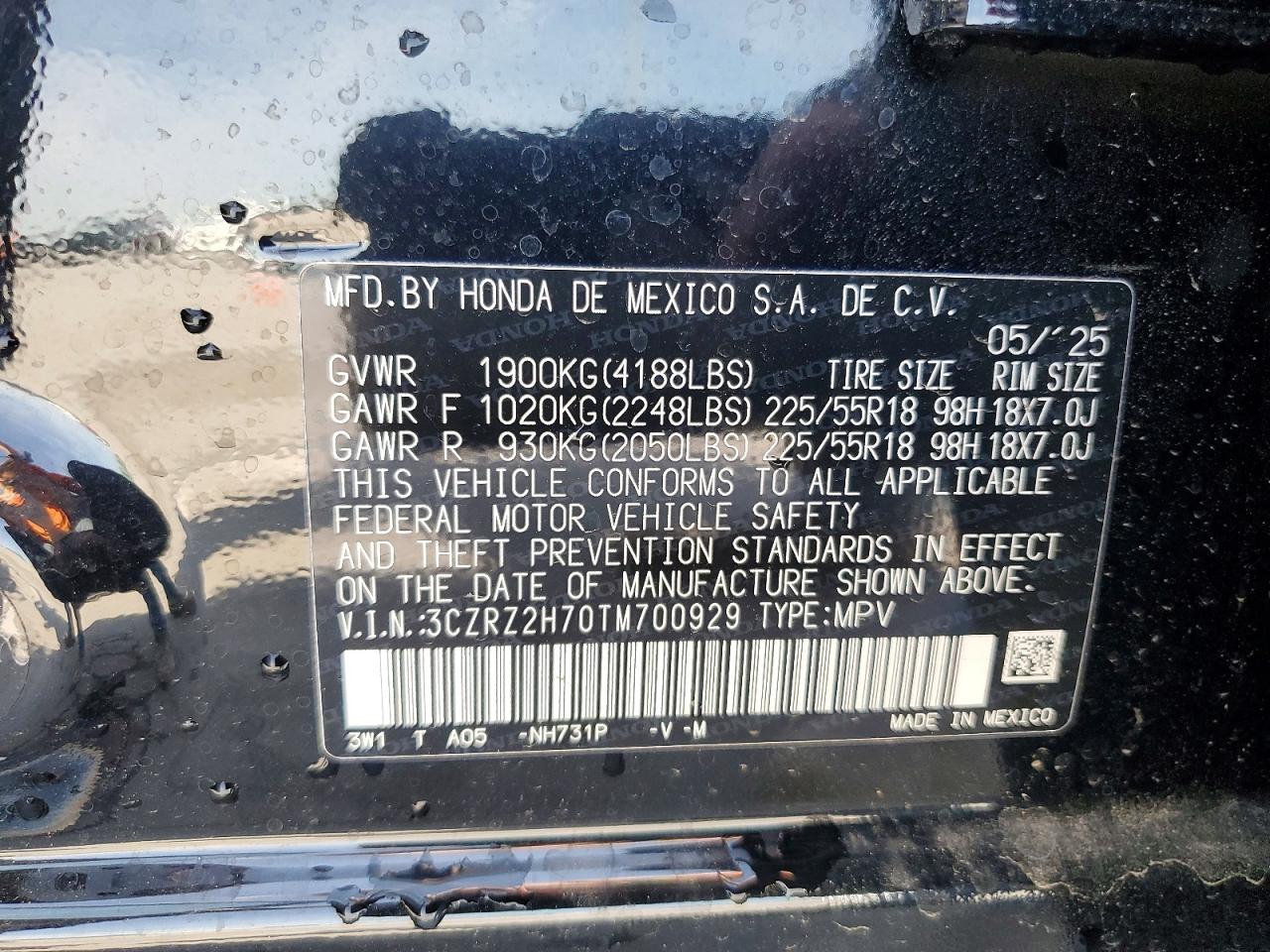 HONDA HR-V 2026 — 15