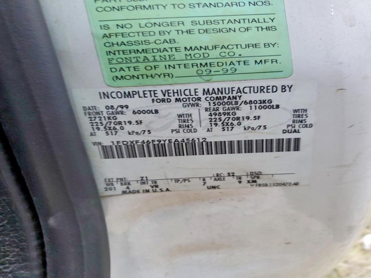 FORD F450 2000 — 13