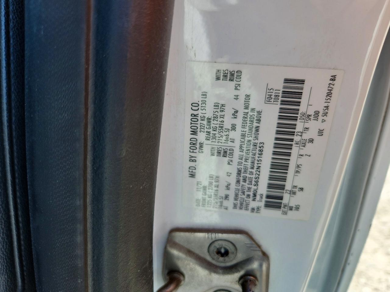 FORD TRANSIT CONNECT 2022 — 14