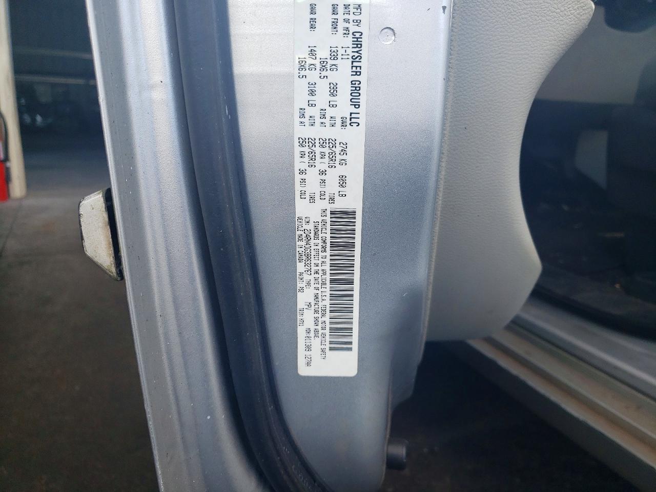 DODGE GRAND CARAVAN 2011 — 15
