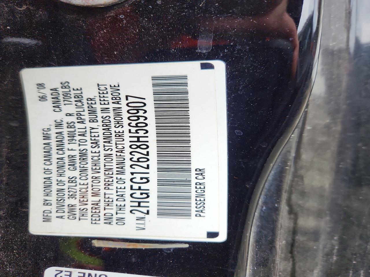 HONDA CIVIC 2008 — 13