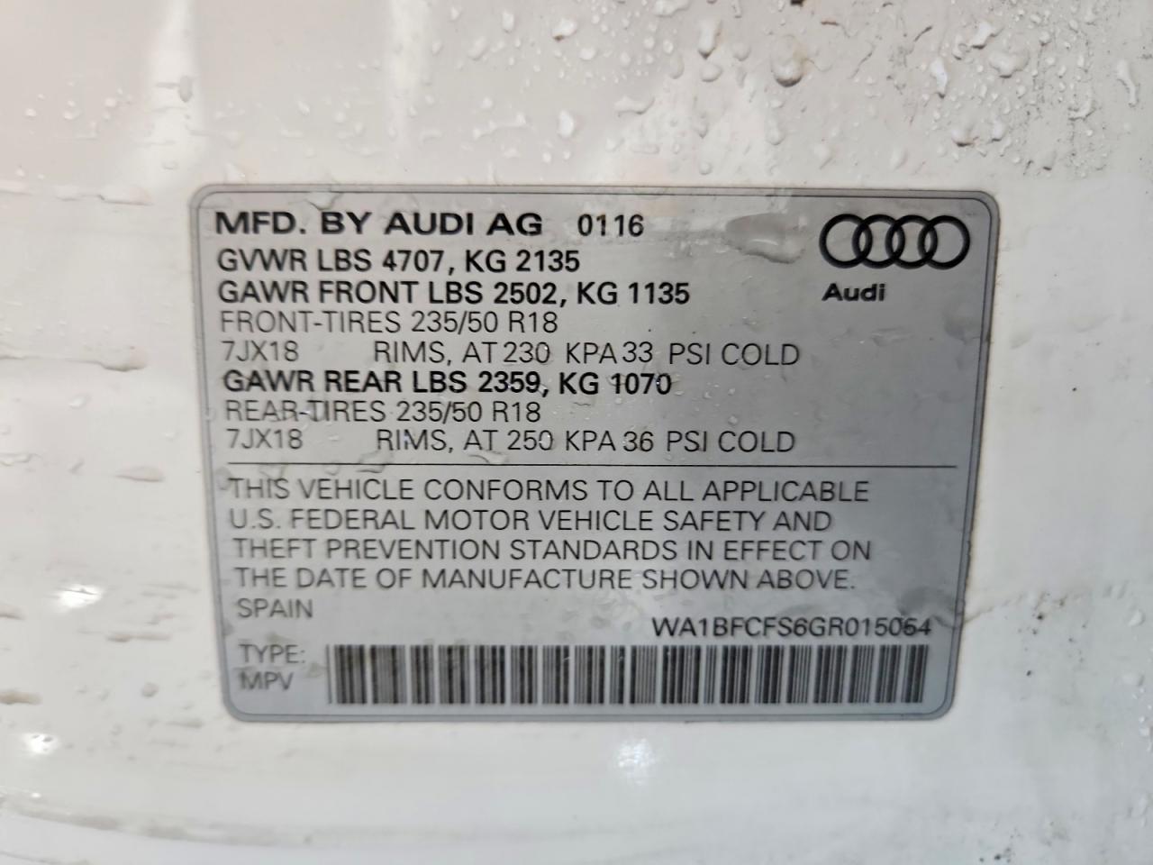 AUDI Q3 2016 — 13