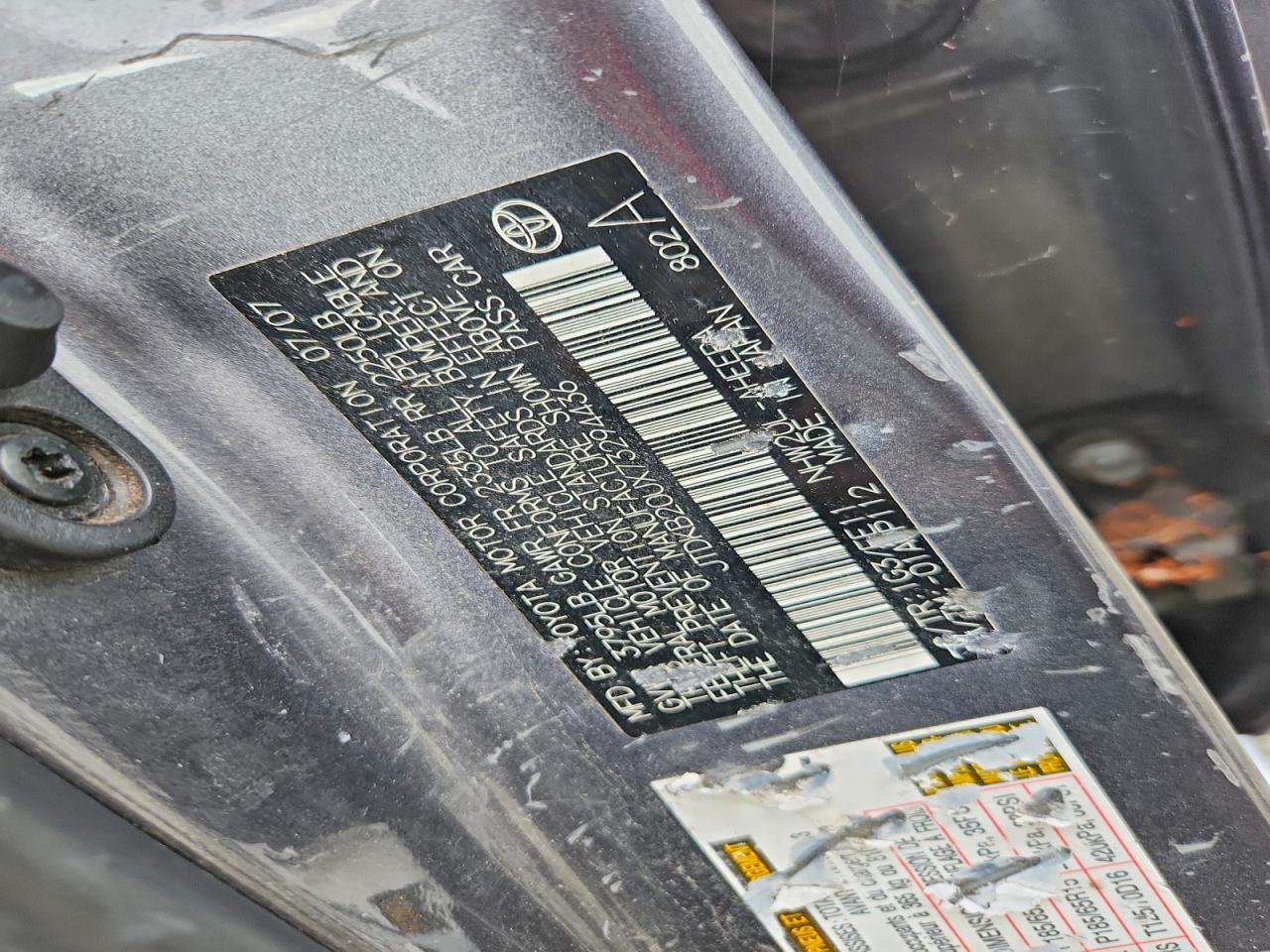 TOYOTA PRIUS 2007 — 13