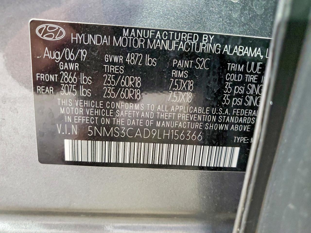 HYUNDAI SANTA FE 2020 — 14