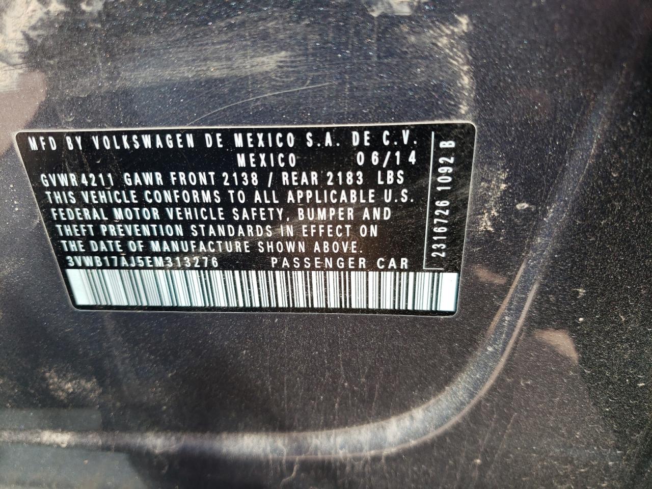VOLKSWAGEN JETTA 2014 — 13
