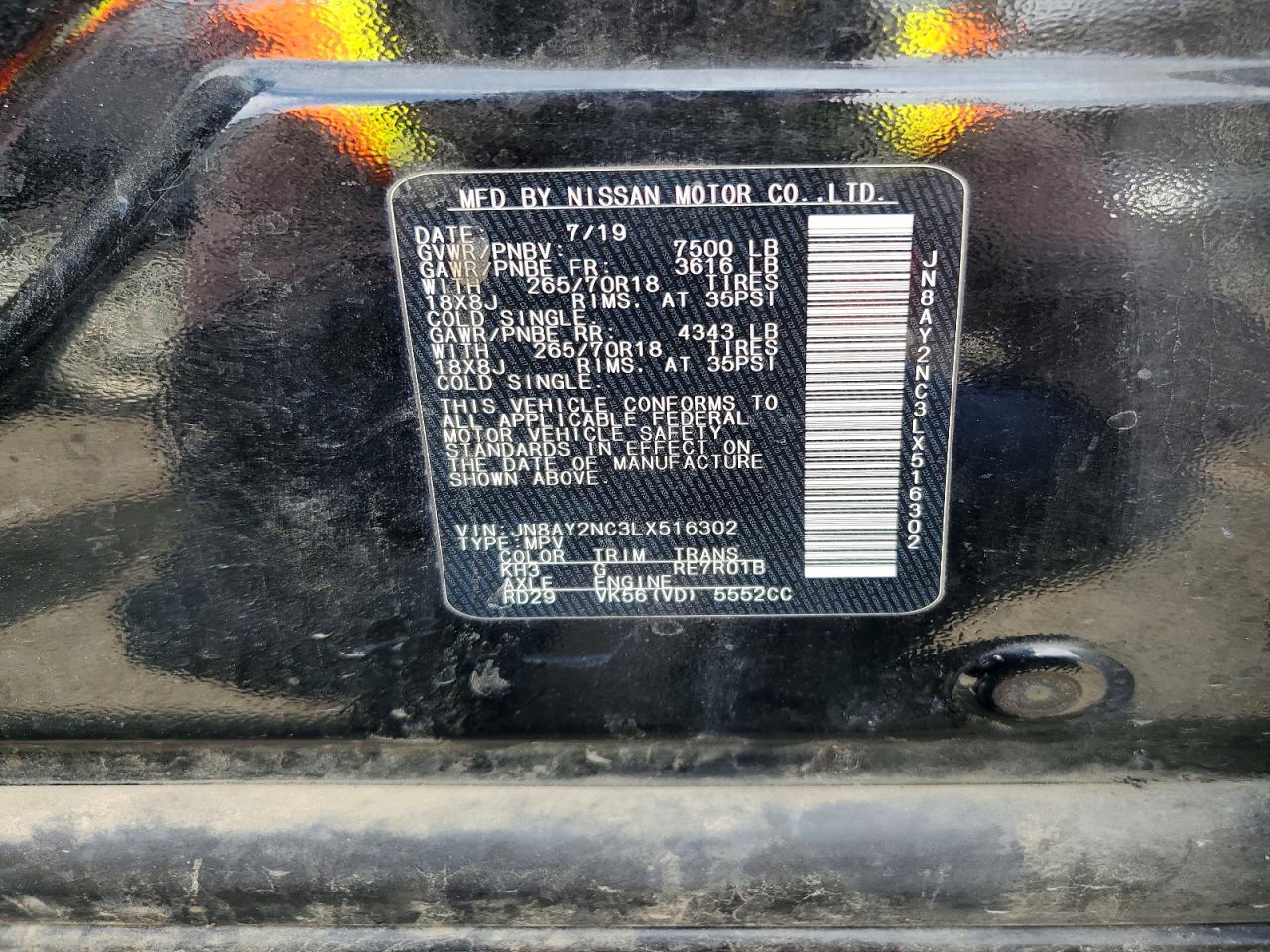 NISSAN ARMADA 2020 — 14