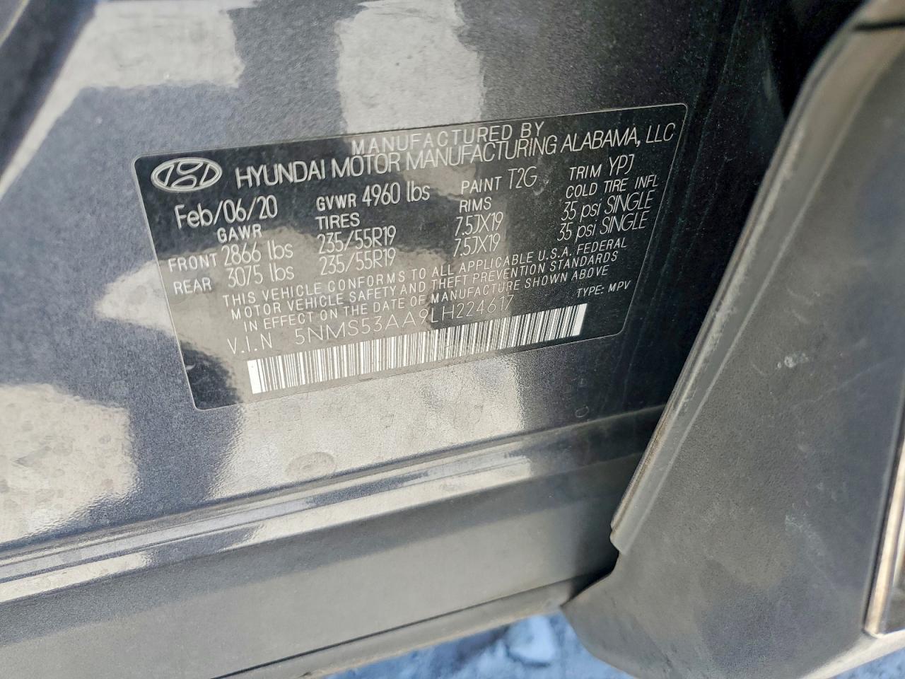 HYUNDAI SANTA FE 2020 — 13