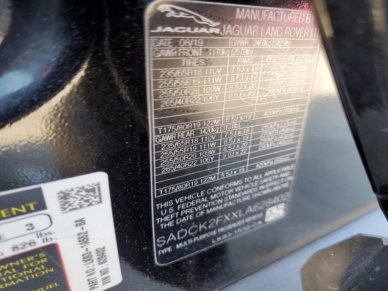 JAGUAR F-PACE 2020 — 14