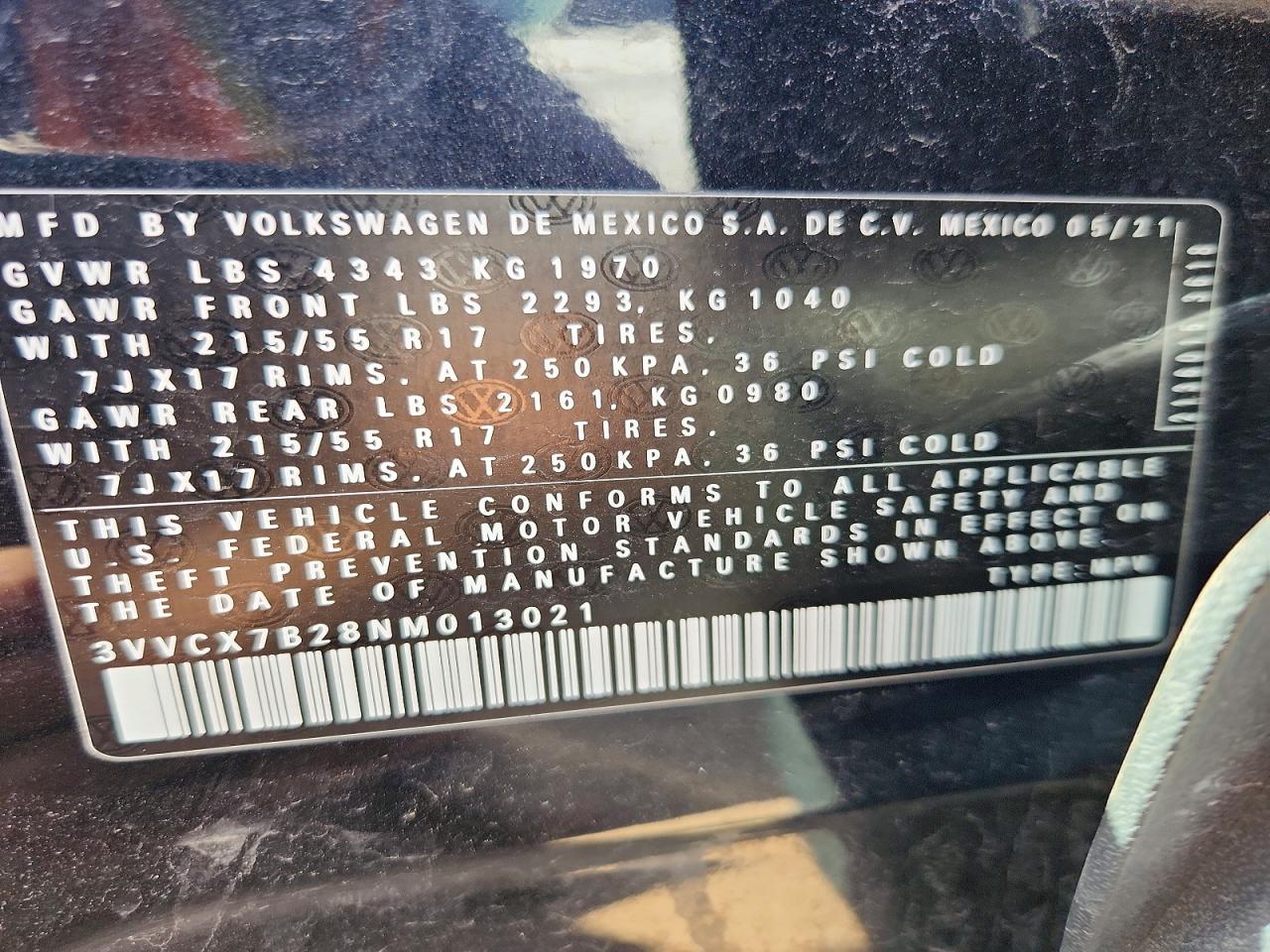 VOLKSWAGEN TAOS 2022 — 14