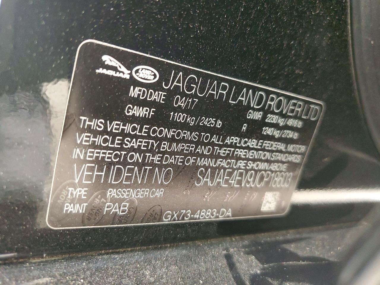 JAGUAR XE 2018 — 13