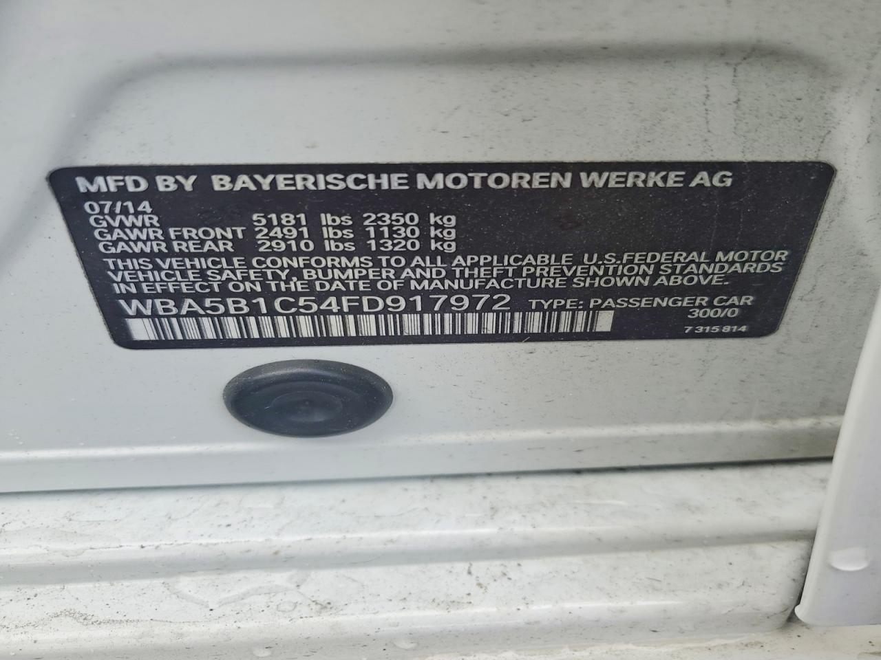 BMW 535 2015 — 13