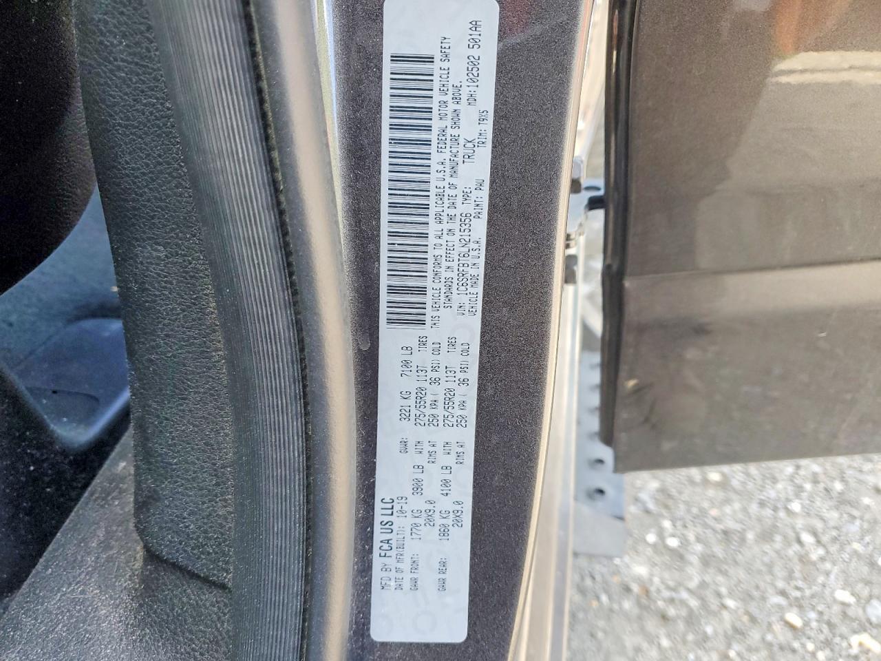 RAM 1500 2020 — 13