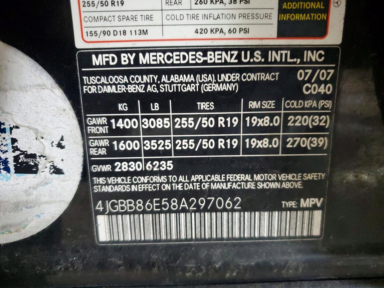 MERCEDES-BENZ ML 2008 — 13