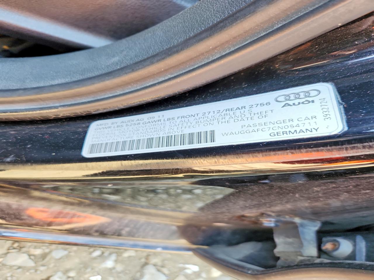 AUDI A6 2012 — 13