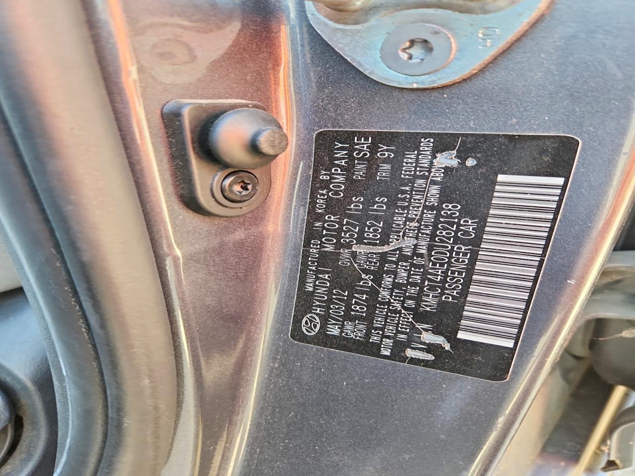 HYUNDAI ACCENT 2013 — 13