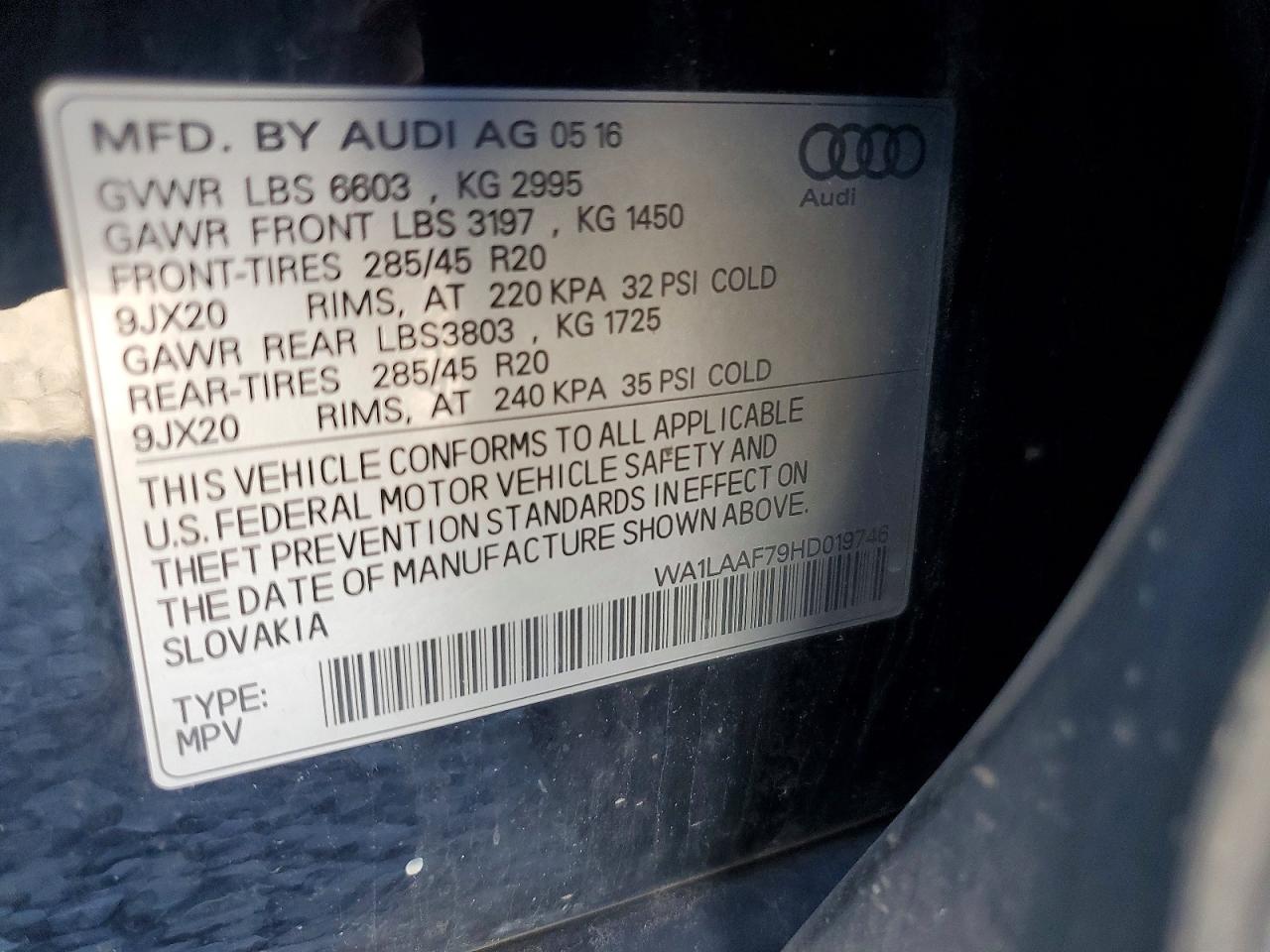 AUDI Q7 2017 — 14