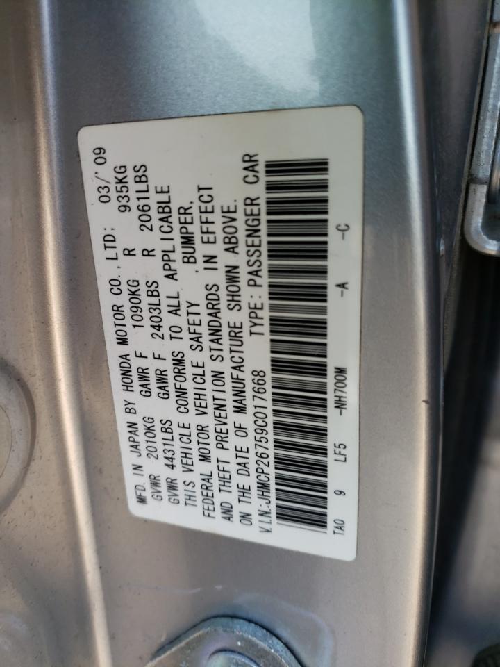 HONDA ACCORD 2009 — 14
