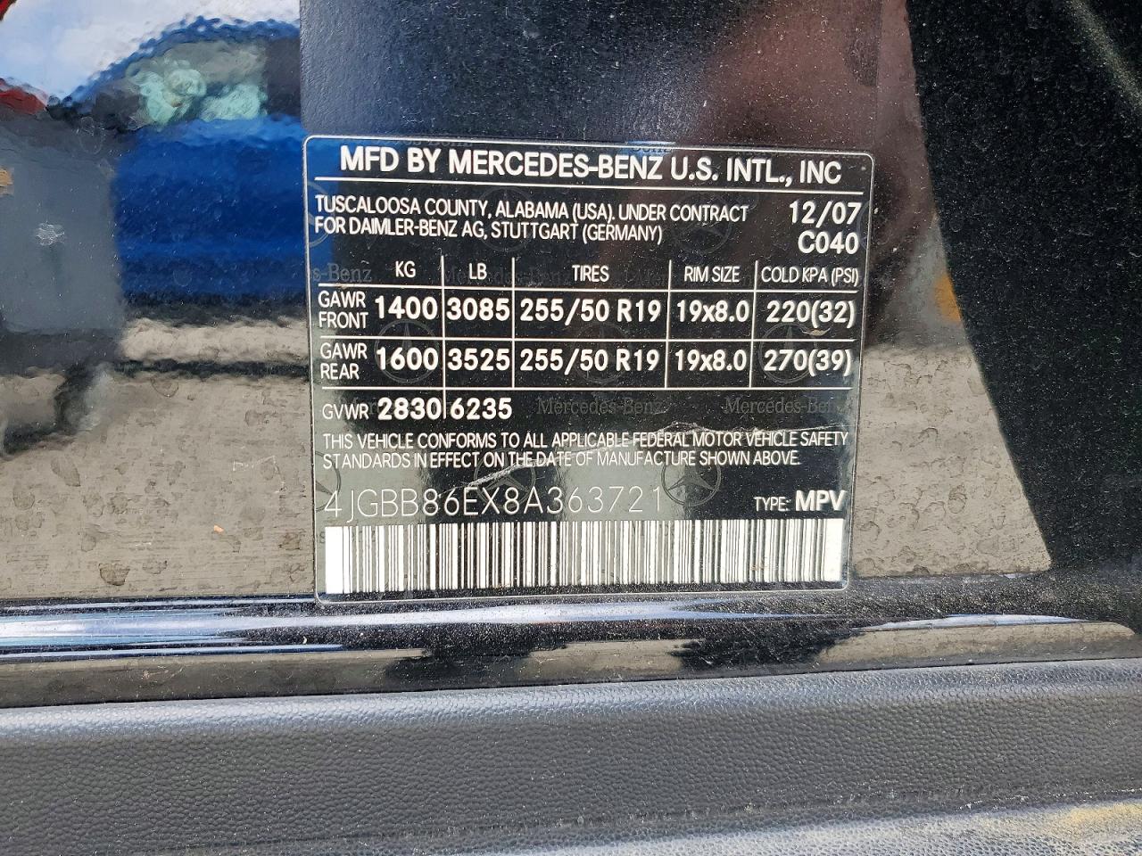 MERCEDES-BENZ ML 2008 — 13