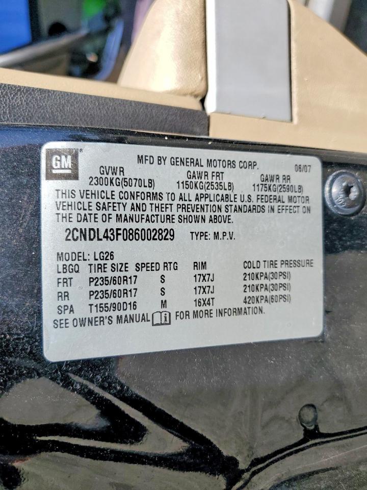 CHEVROLET EQUINOX 2008 — 14