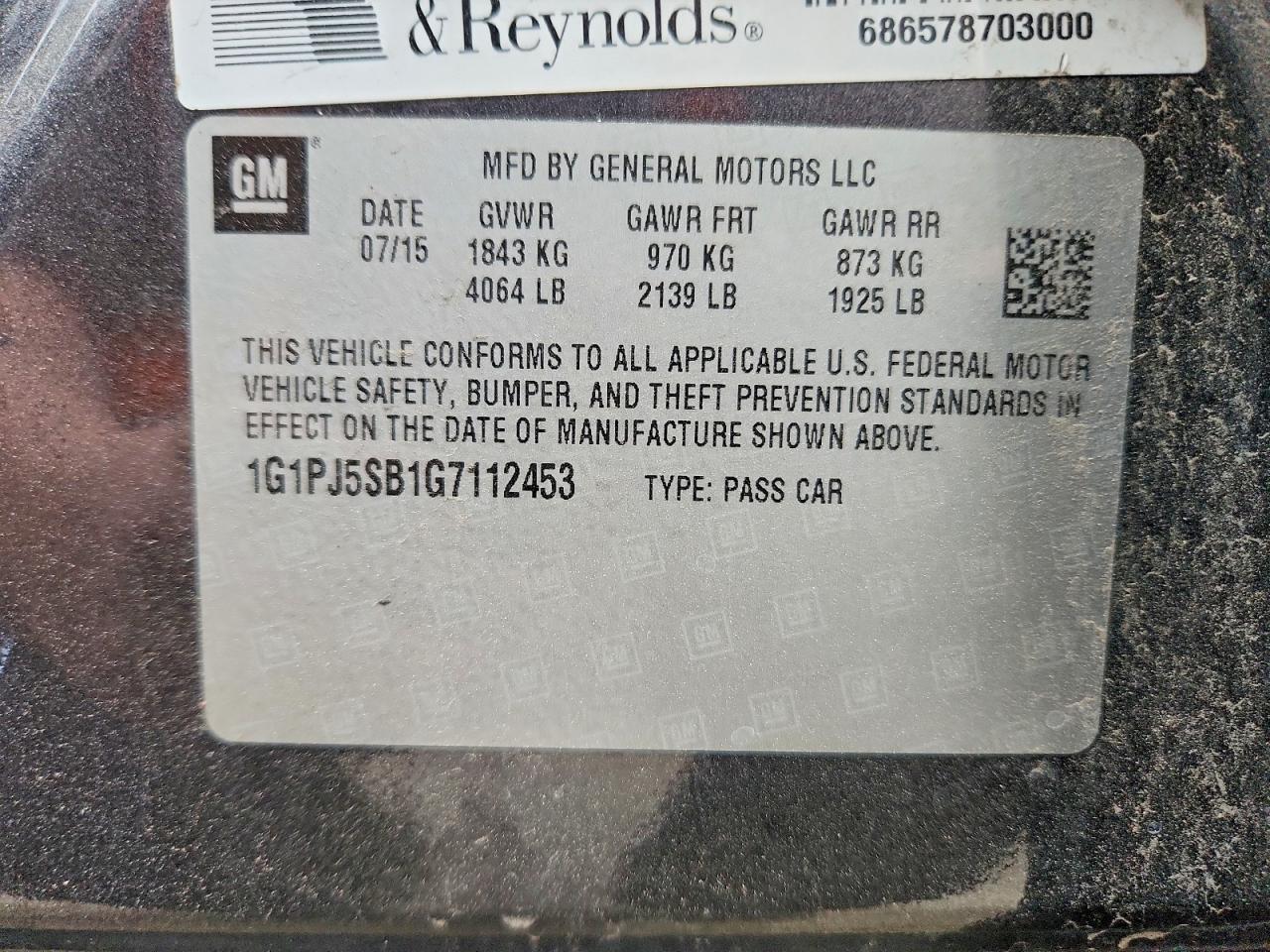 CHEVROLET CRUZE LIMITED 2016 — 13