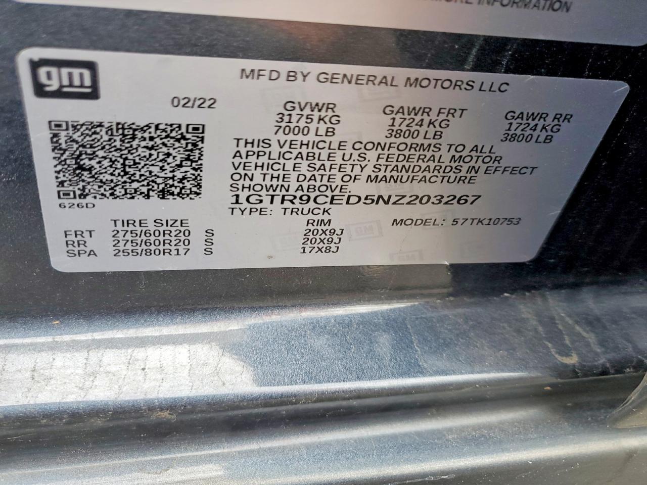 GMC SIERRA LIMITED 2022 — 13