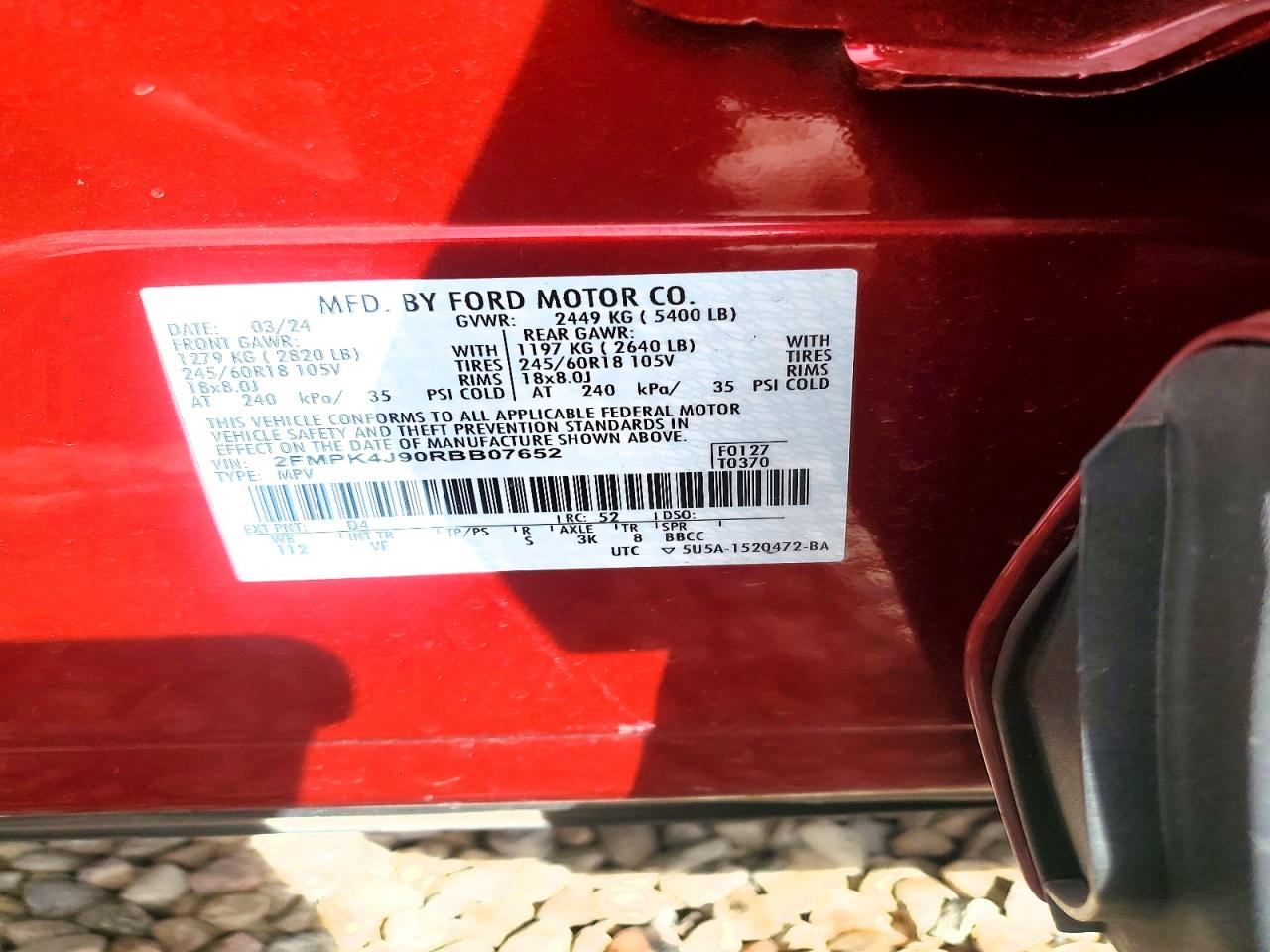 FORD EDGE 2024 — 15