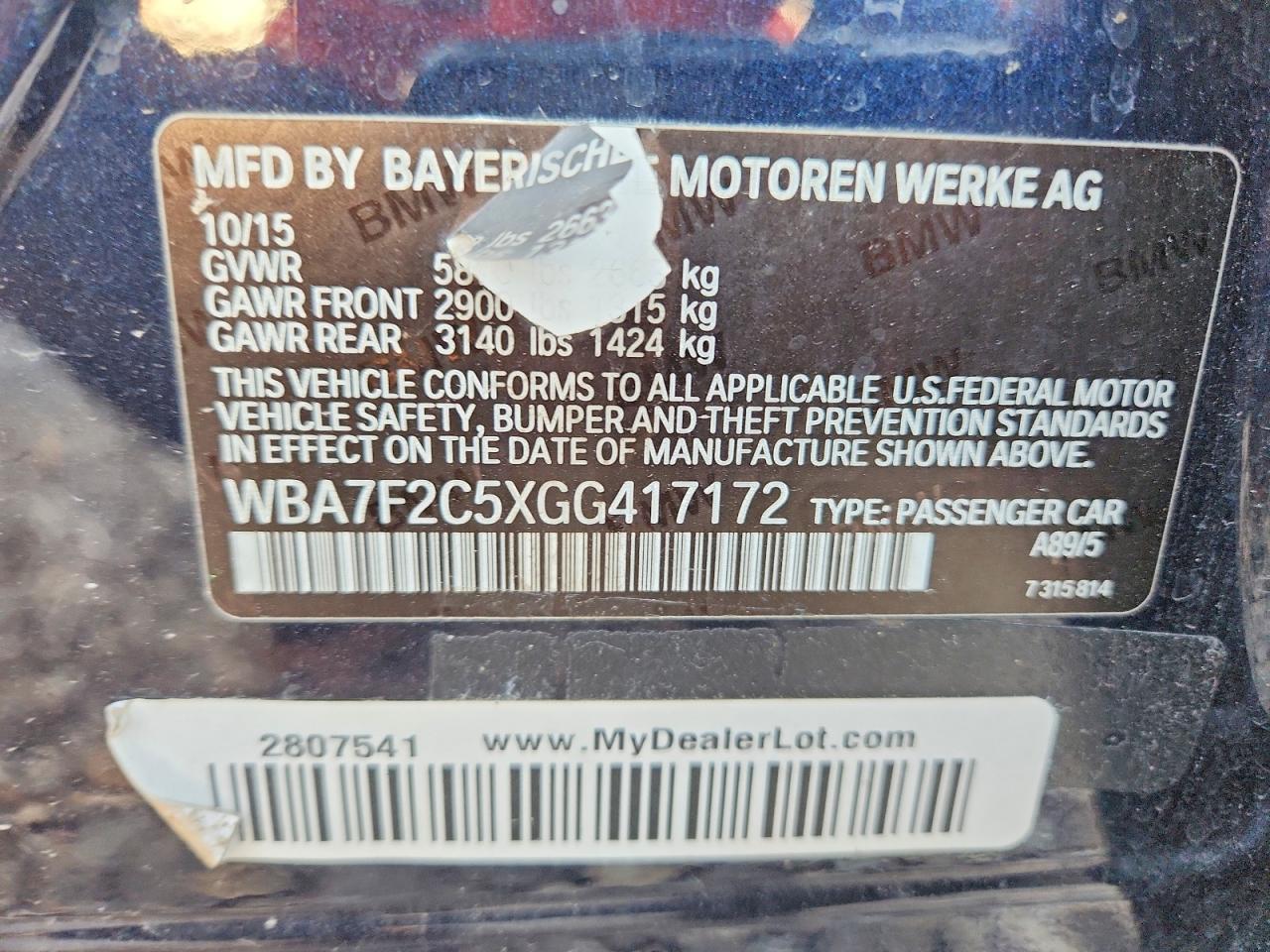 BMW 750 2016 — 13