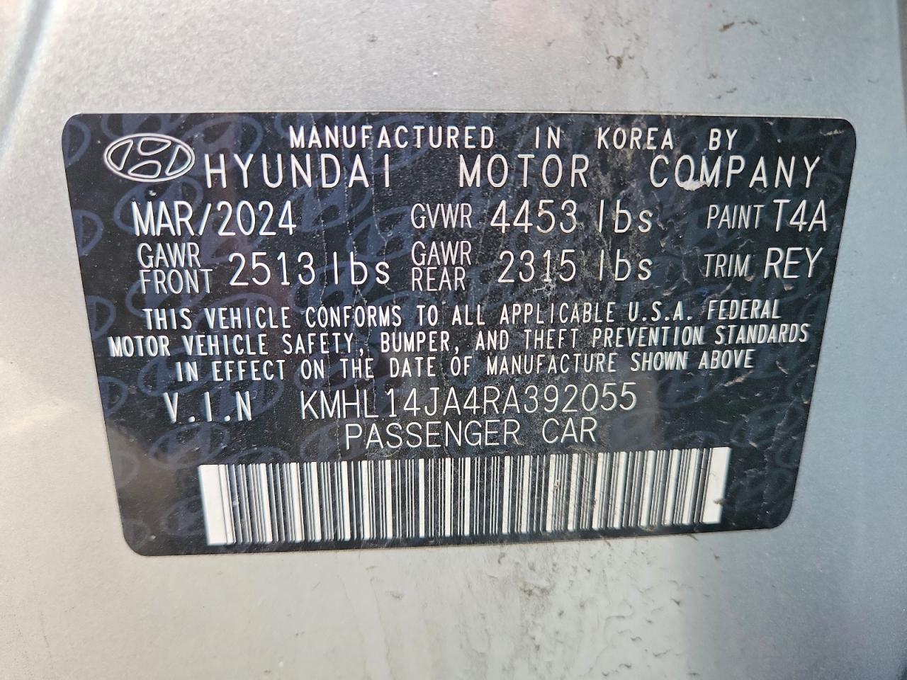 HYUNDAI SONATA 2024 — 13