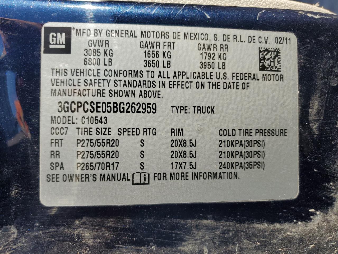 CHEVROLET SILVERADO 2011 — 13