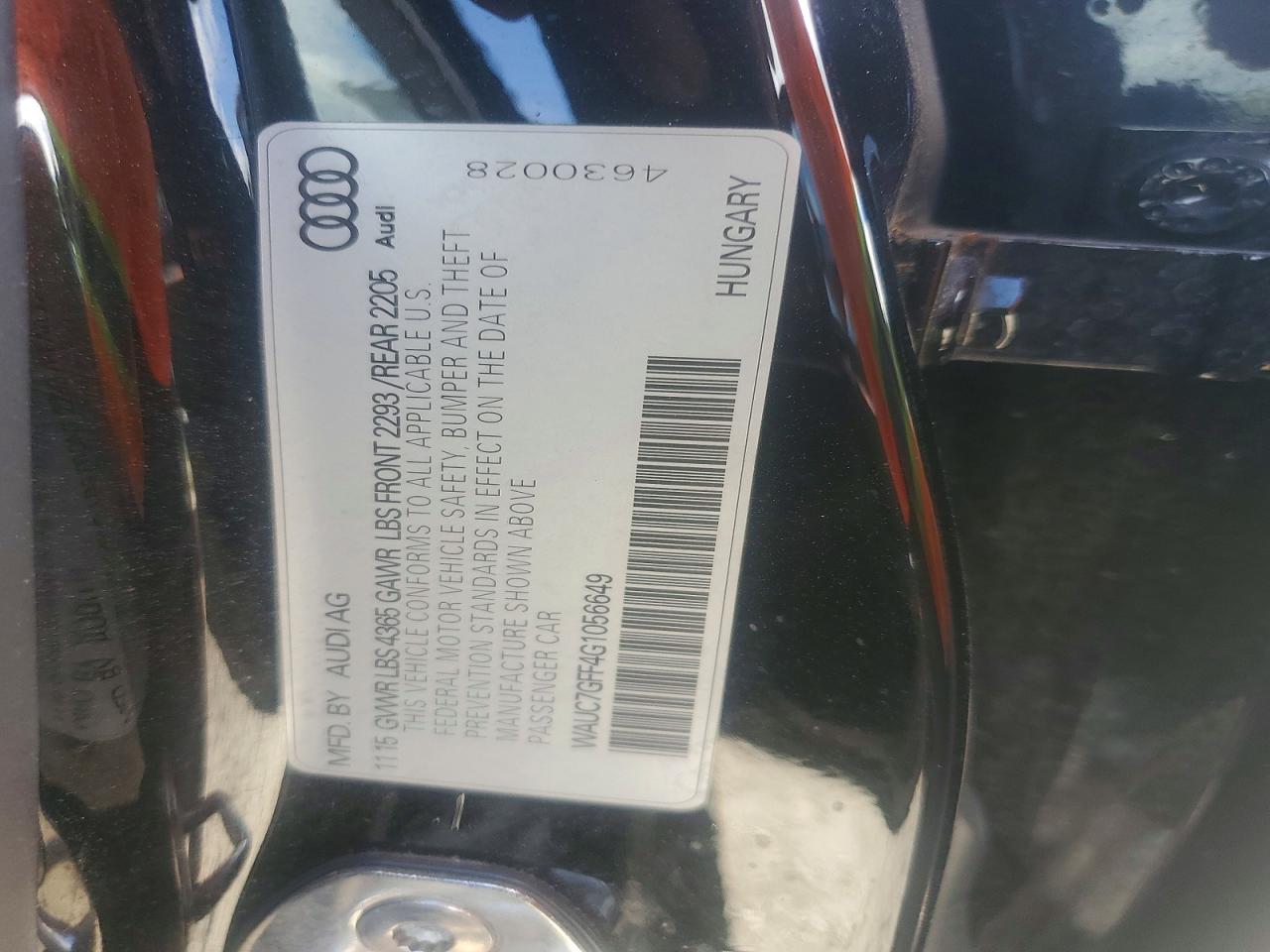 AUDI A3 2016 — 13