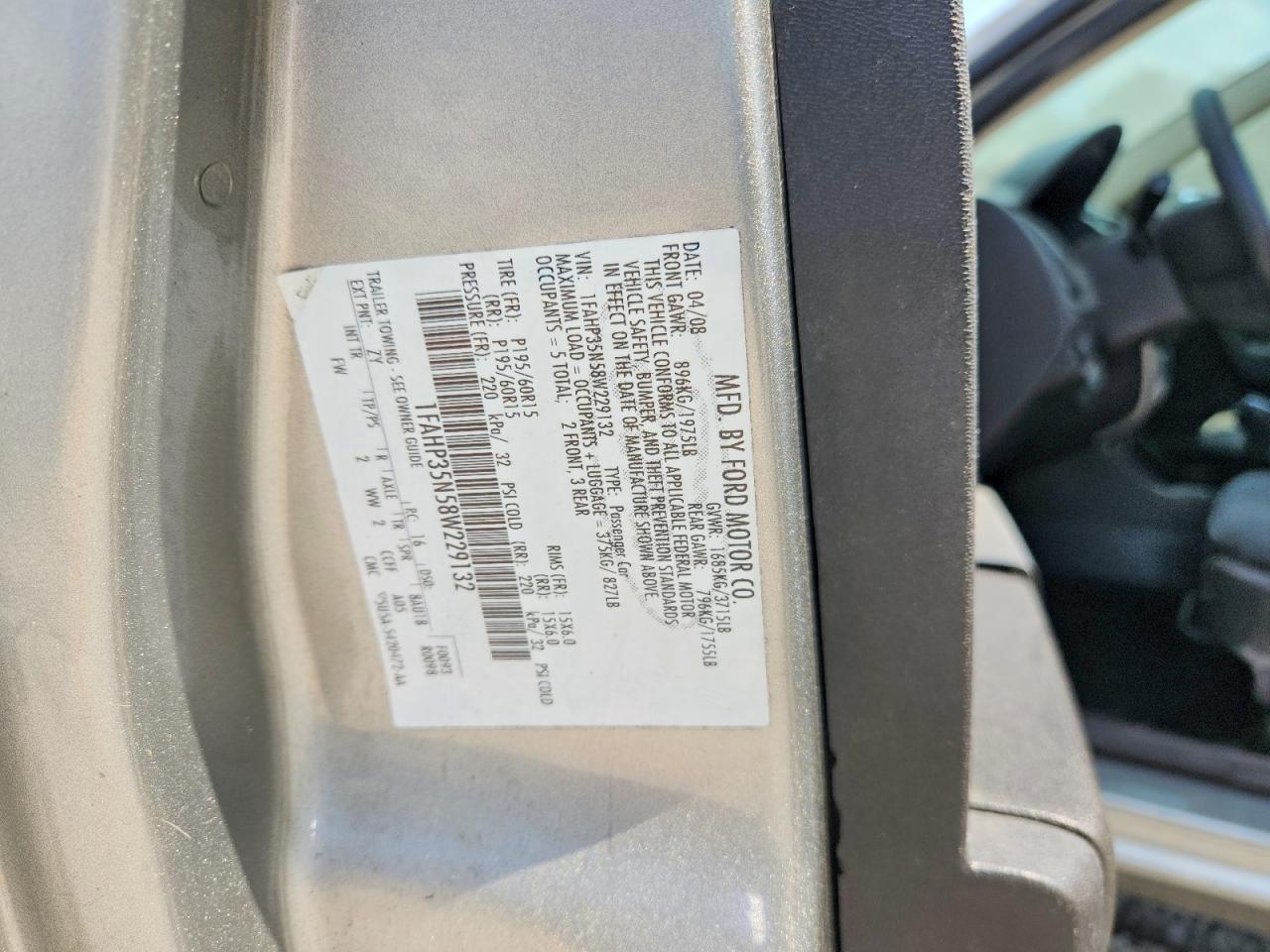FORD FOCUS 2008 — 13