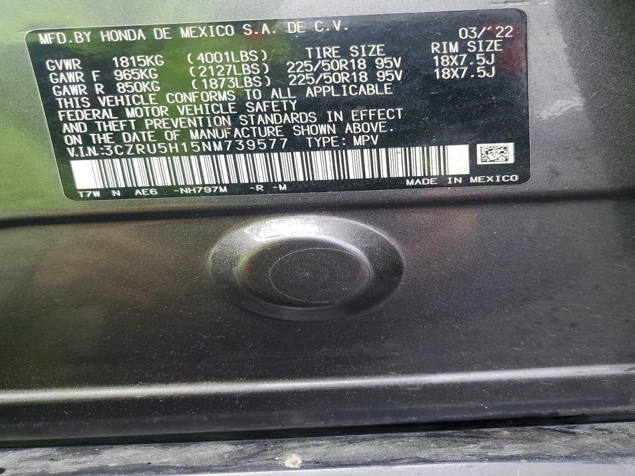 HONDA HR-V 2022 — 14