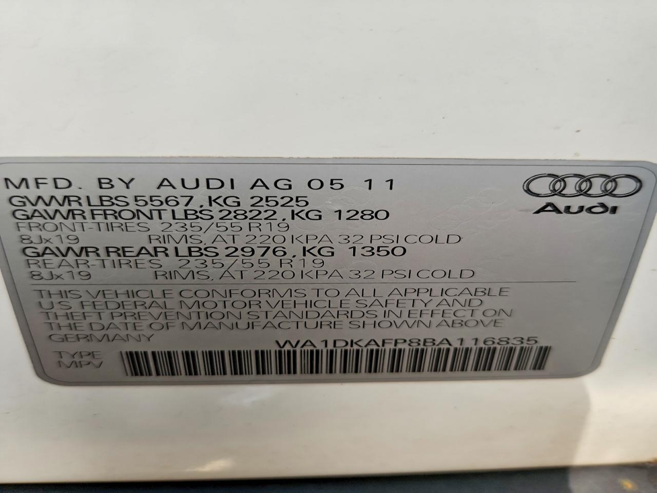 AUDI Q5 2011 — 13