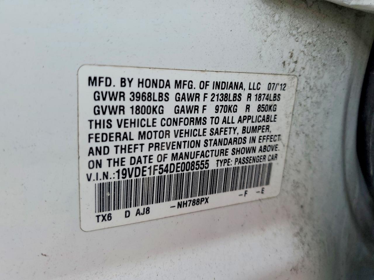 ACURA ILX 2013 — 13