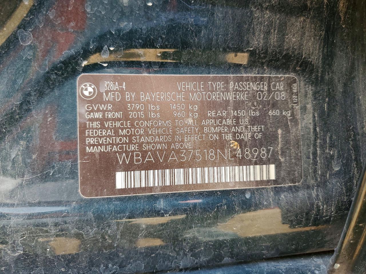 BMW 328 2008 — 13