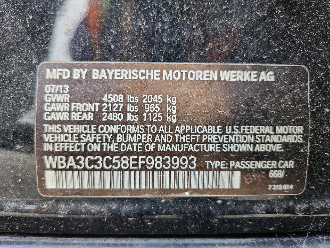 BMW 320 2014 — 13