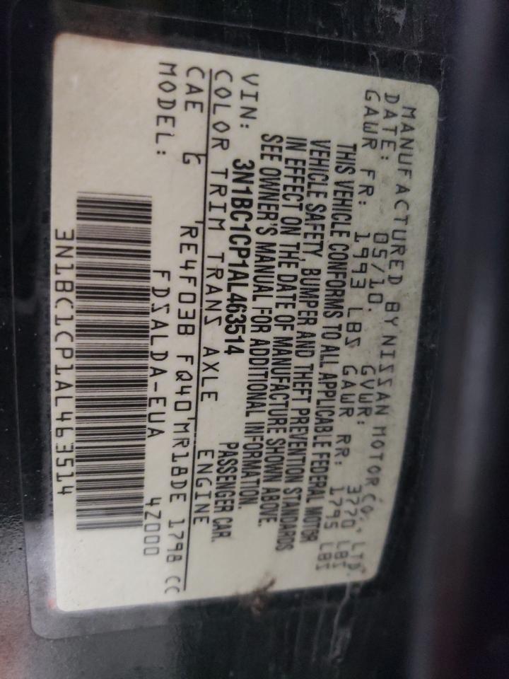 NISSAN VERSA 2010 — 15