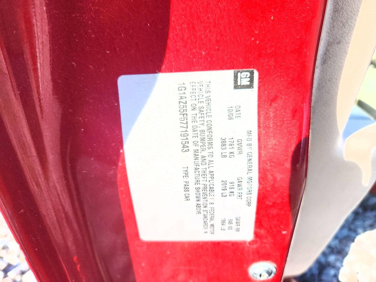 CHEVROLET COBALT 2007 — 13