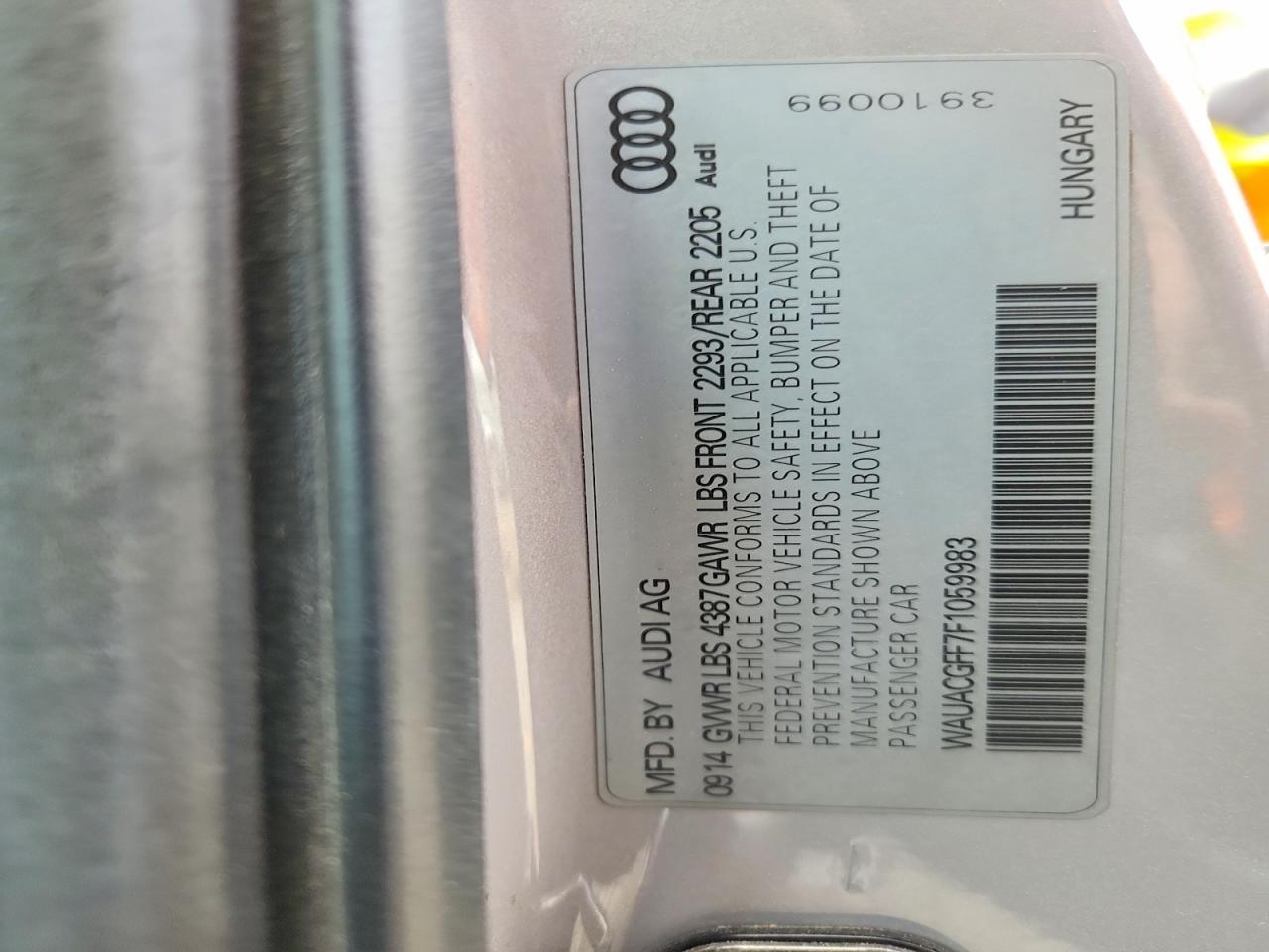 AUDI A3 2015 — 13