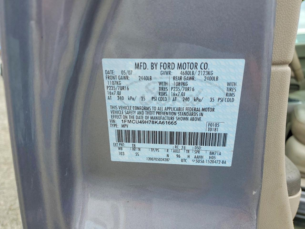 FORD ESCAPE 2008 — 14
