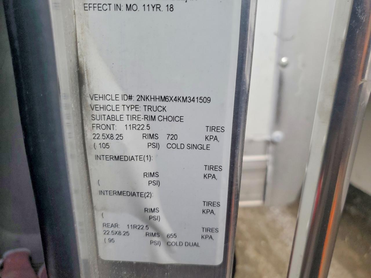 KENWORTH UNKNOWN 2019 — 11