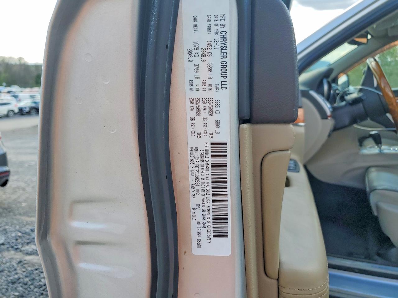 JEEP GRAND CHEROKEE 2012 — 14