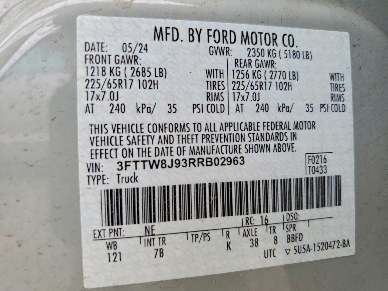 FORD MAVERICK 2024 — 13