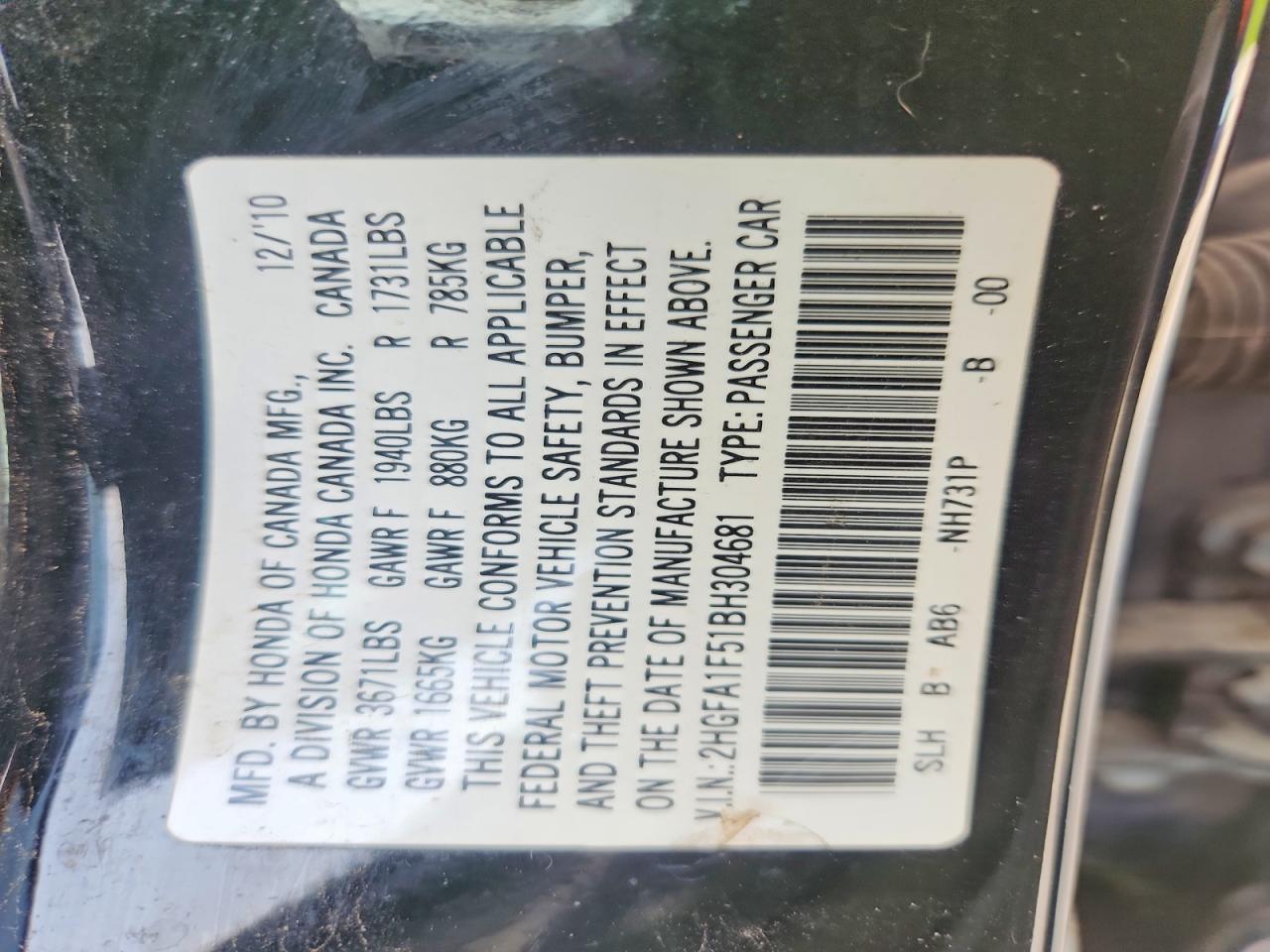 HONDA CIVIC 2011 — 14