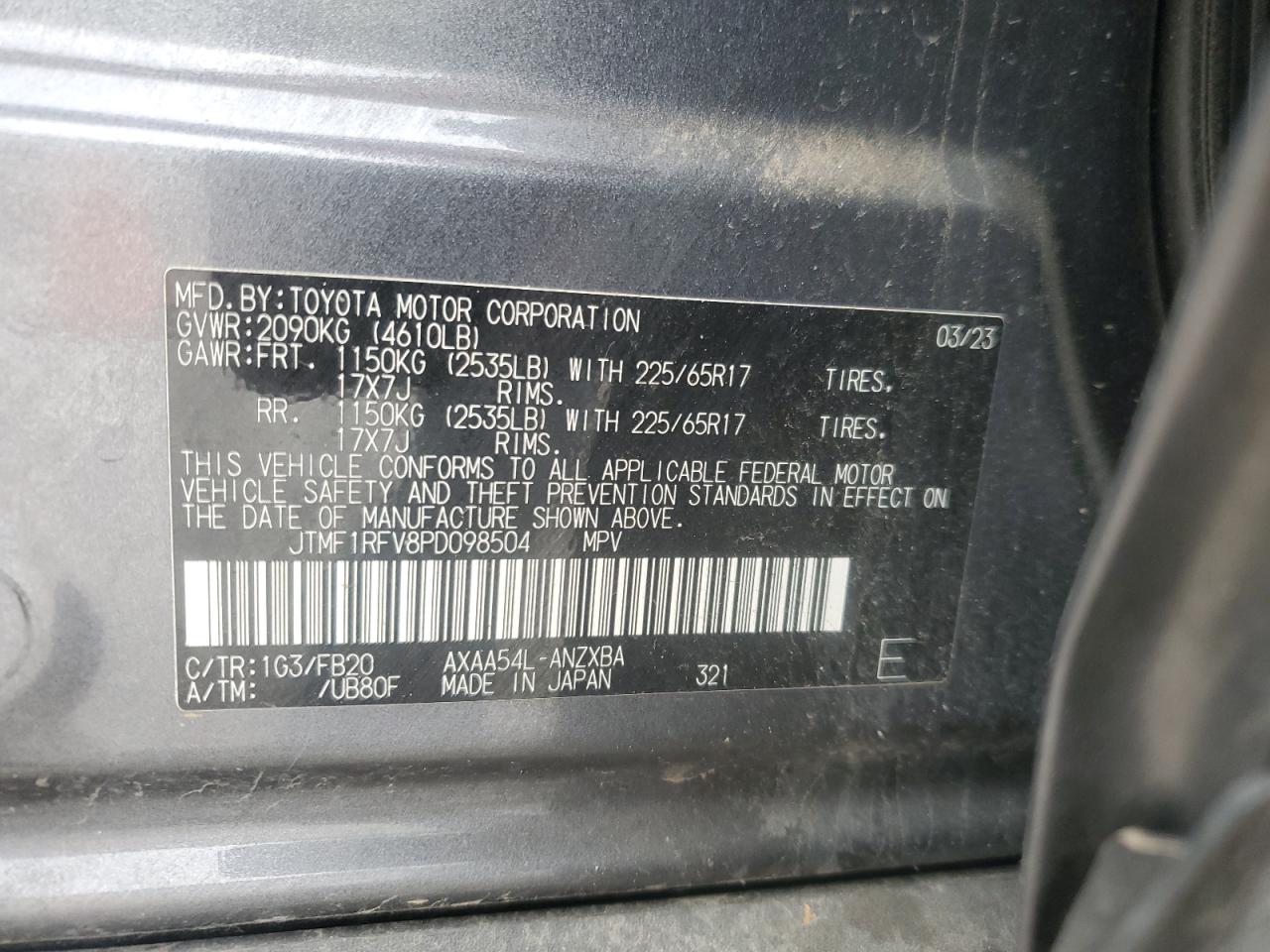 TOYOTA RAV4 2023 — 15
