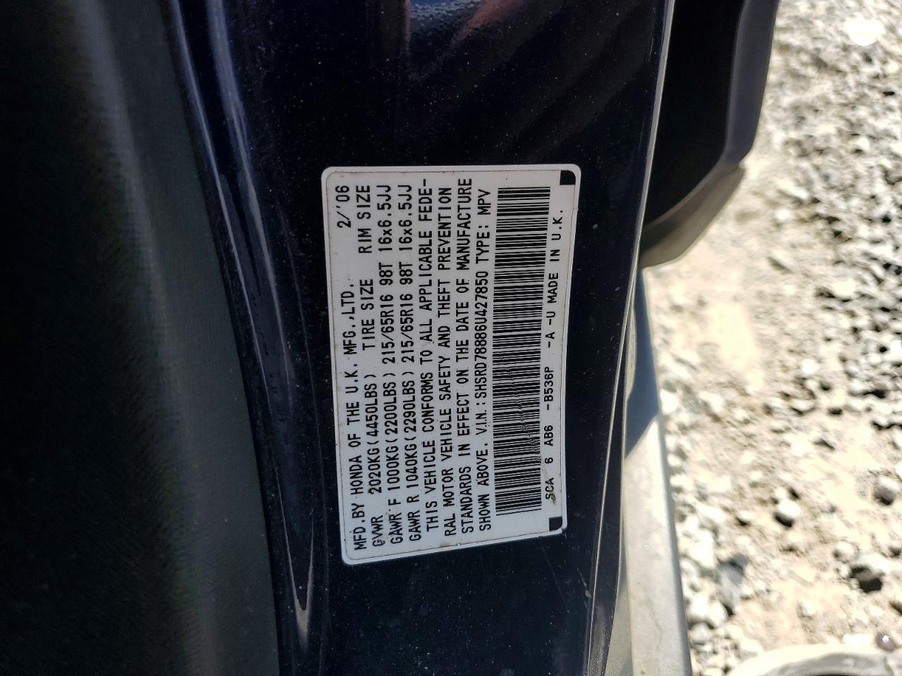 HONDA CR-V 2006 — 14